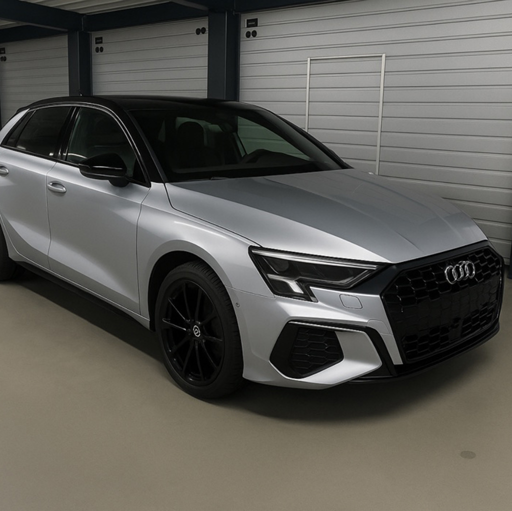Audi auto wrap in Rotterdam door Rdam Customs