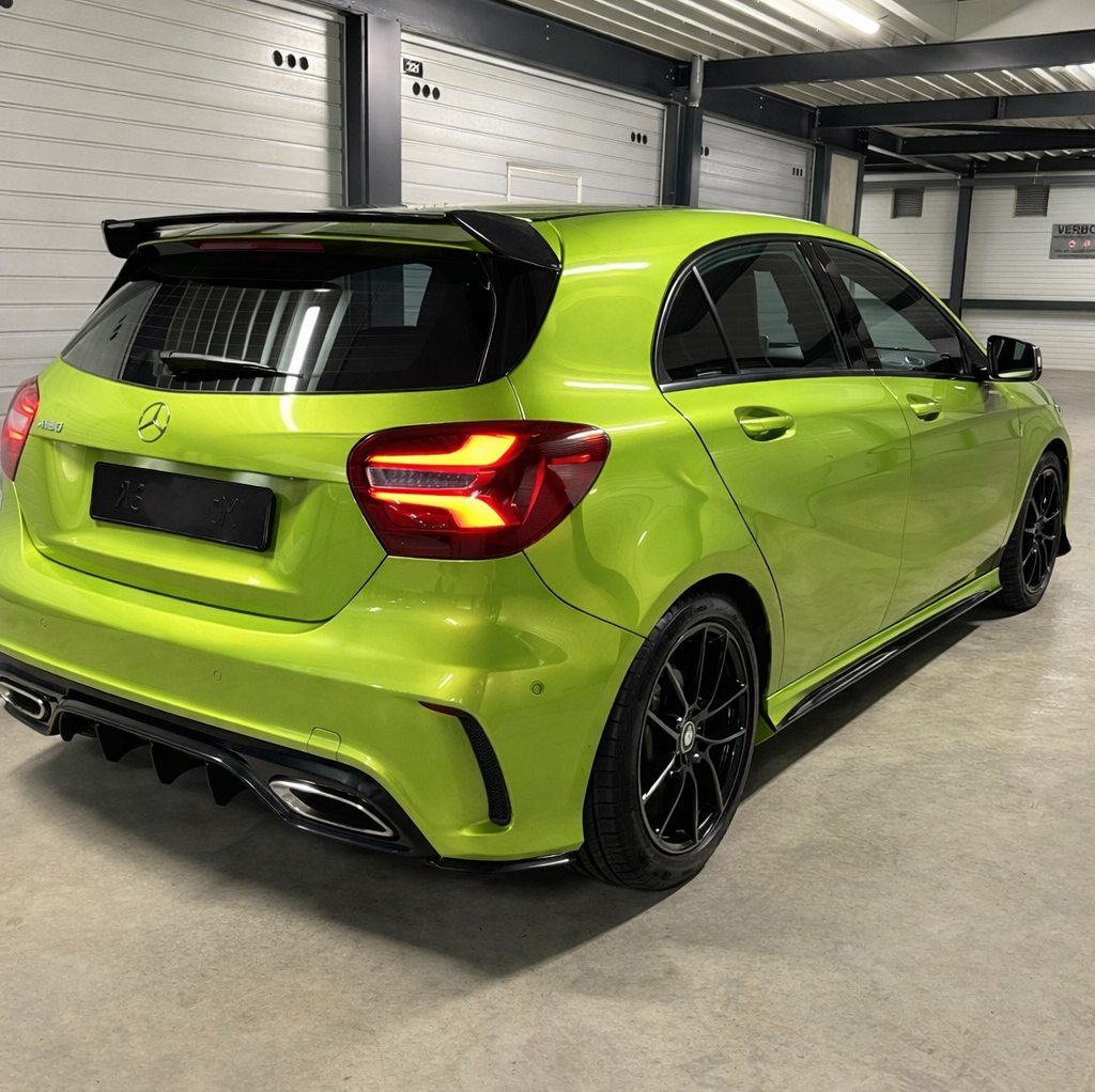 Mercedes A klasse wrap groen in Rotterdam